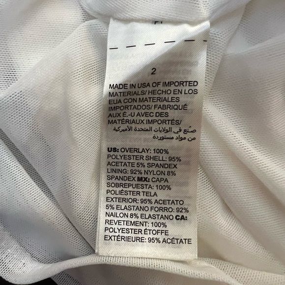 Travelers by Chico’s sz 2 (L/XL), asymmetric hem, tank blouse, off white. - Picture 3 of 8